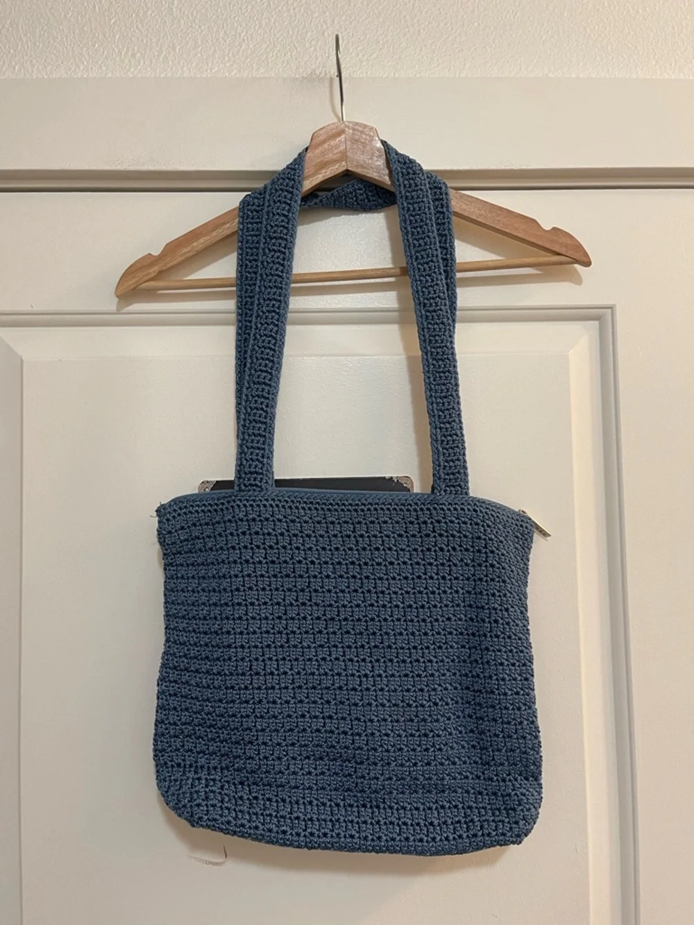 The Sak Blue Crochet Shoulder Bag